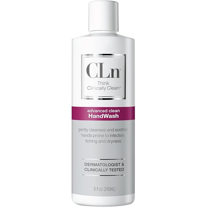 CLn HandWash - Hygiene for Hands with Sensitive Skin, Eczema, Itching or Infection - (8 fl oz) Soap